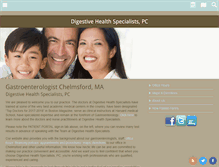 Tablet Screenshot of digestivehealthspecialists.org
